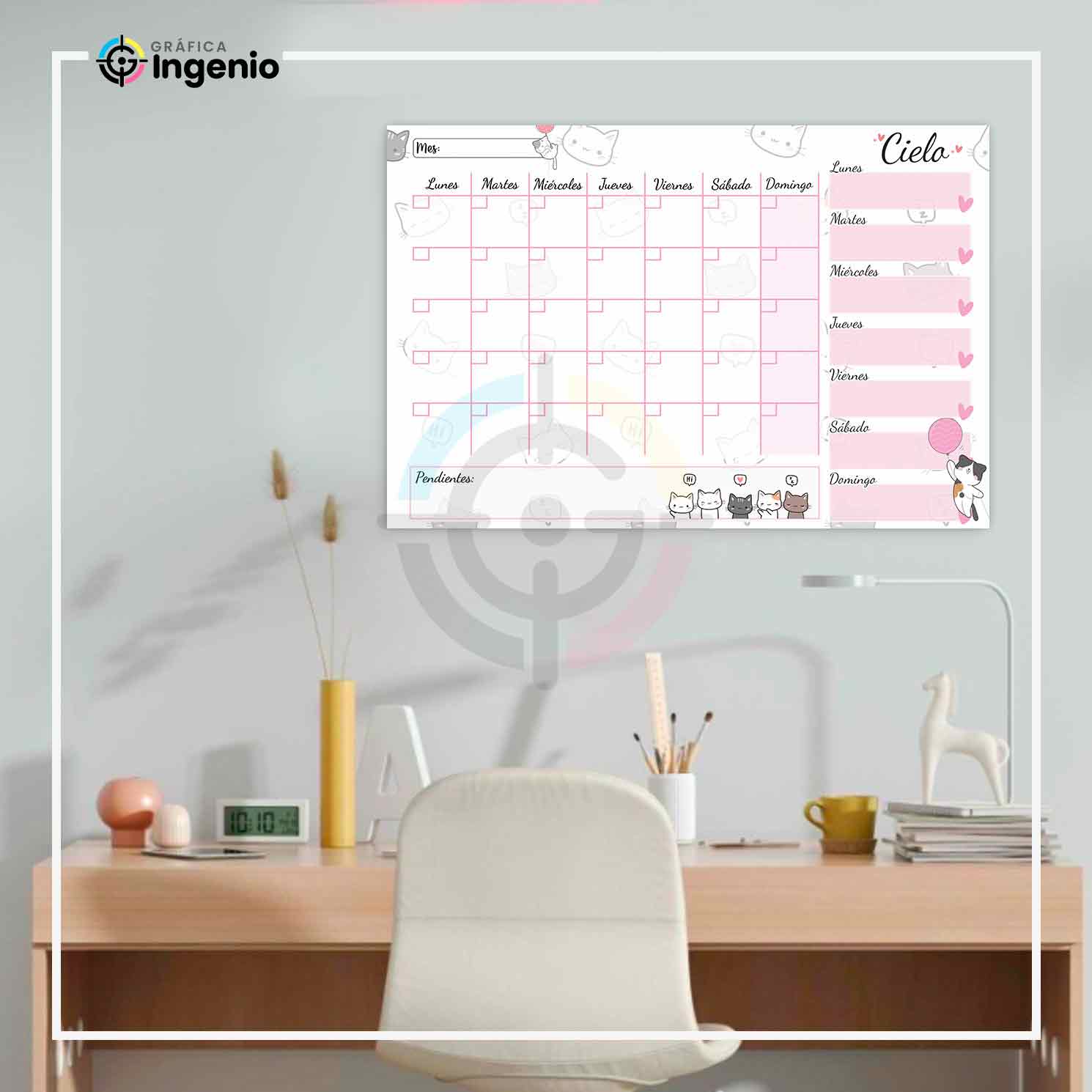Planners acrílicos Mujeres