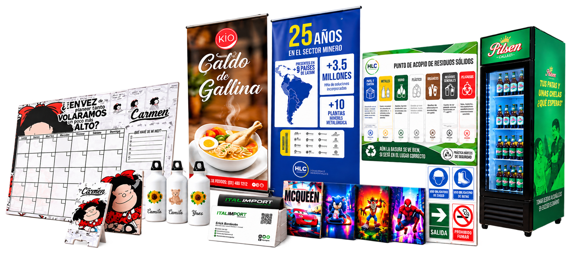 Productos y soluciones gráficas de Gráfica Ingenio